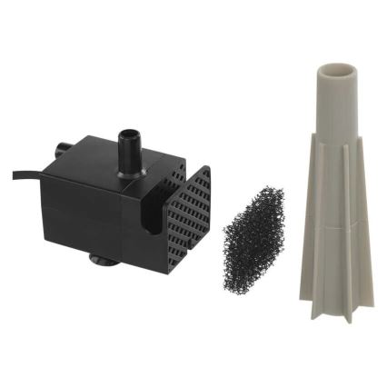 Water fountain for pets 2,6 l/5V grey