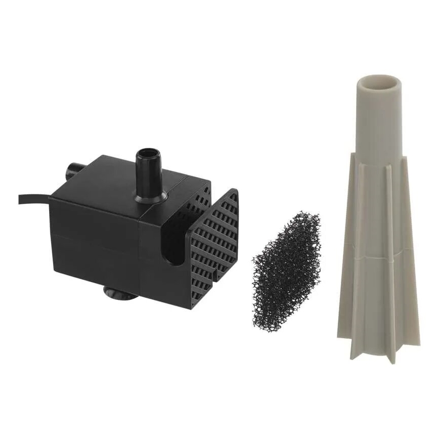 Water fountain for pets 2,6 l/5V grey