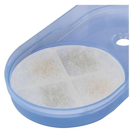 Water fountain for pets 2,6 l/5V grey
