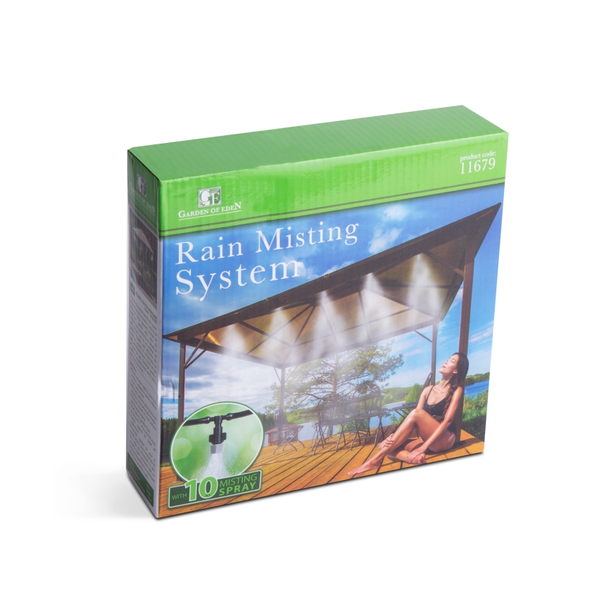 Water-misting system, 10 nozzles, 10 m