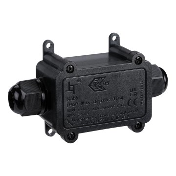 Waterproof junction box 24A/230V IP68