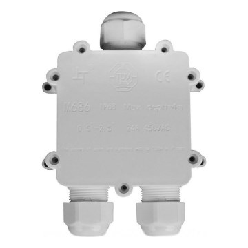 Waterproof junction box IP68 white