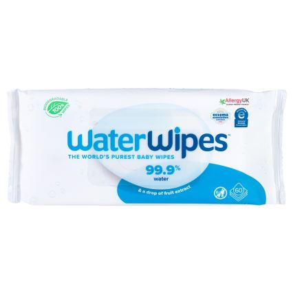 WaterWipes - SET 9x Plastic-free wet wipes 60 pcs (540 pcs)