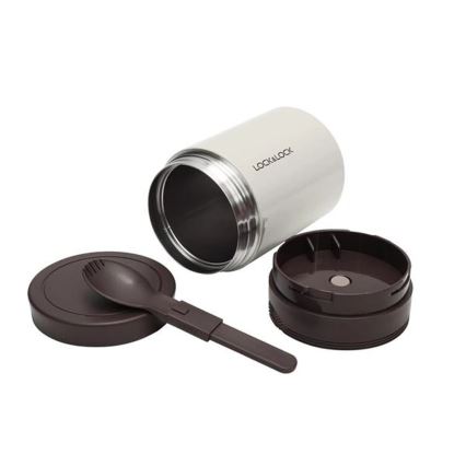 WAVE 0.5 L Insulated Food and Drink Flask, White