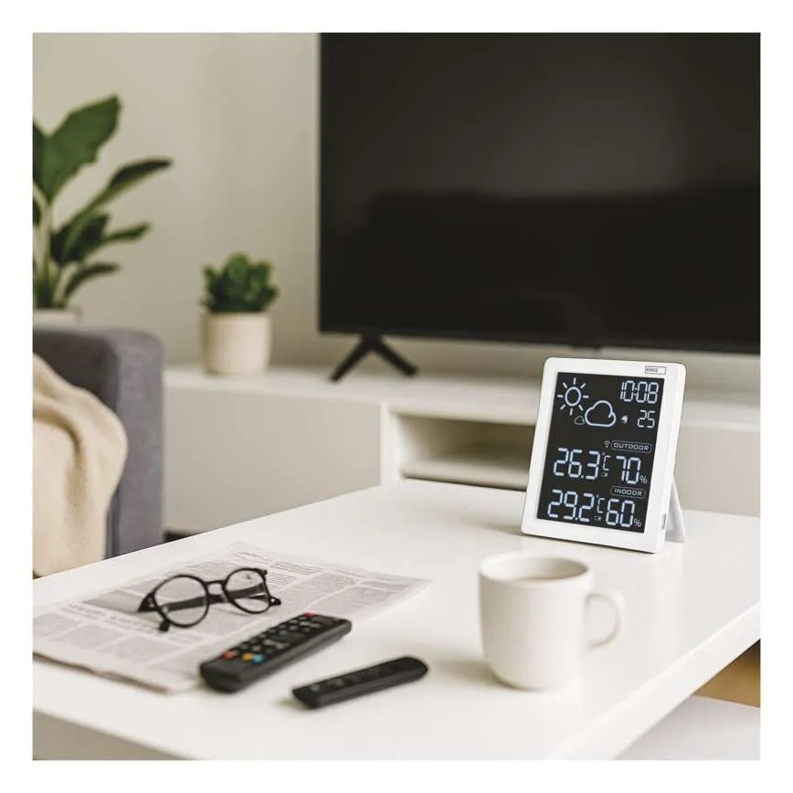 Weather Station 5V 2xAAA + 2xAAA Black