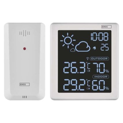 Weather Station 5V 2xAAA + 2xAAA, White