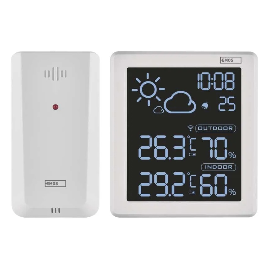 Weather Station 5V 2xAAA + 2xAAA, White