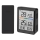 Weather station with alarm clock 2xAAA + 2xAAA black