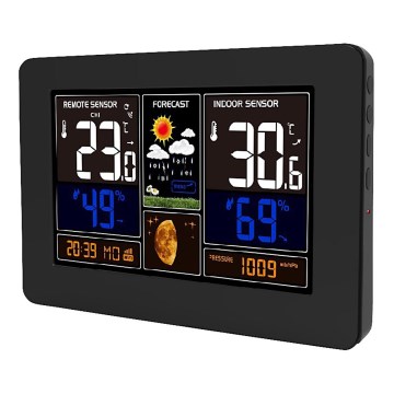 Weather station with color LCD display 2xAA/5V Wi-Fi Tuya