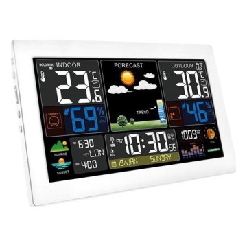 Weather station with color LCD display 5V/2xAA + 2xAA