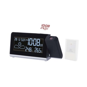 Weather station with LCD display 1x CR2032 + 2×AA