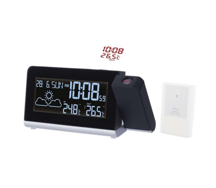 Weather station with LCD display 1x CR2032 + 2×AA
