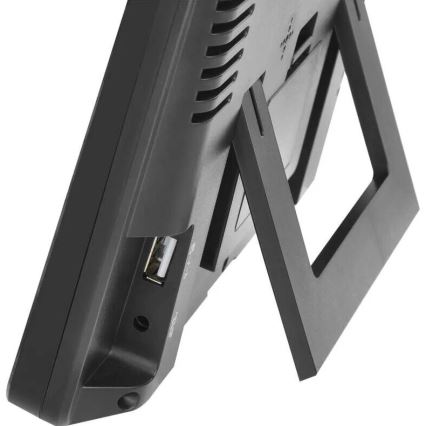 Weather station with LCD display GoSmart 5/230V Wi-Fi Tuya black