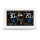 Weather station with LCD screen USB charging white