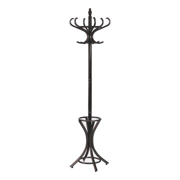 Wenge freestanding coat rack 188 x 49 cm
