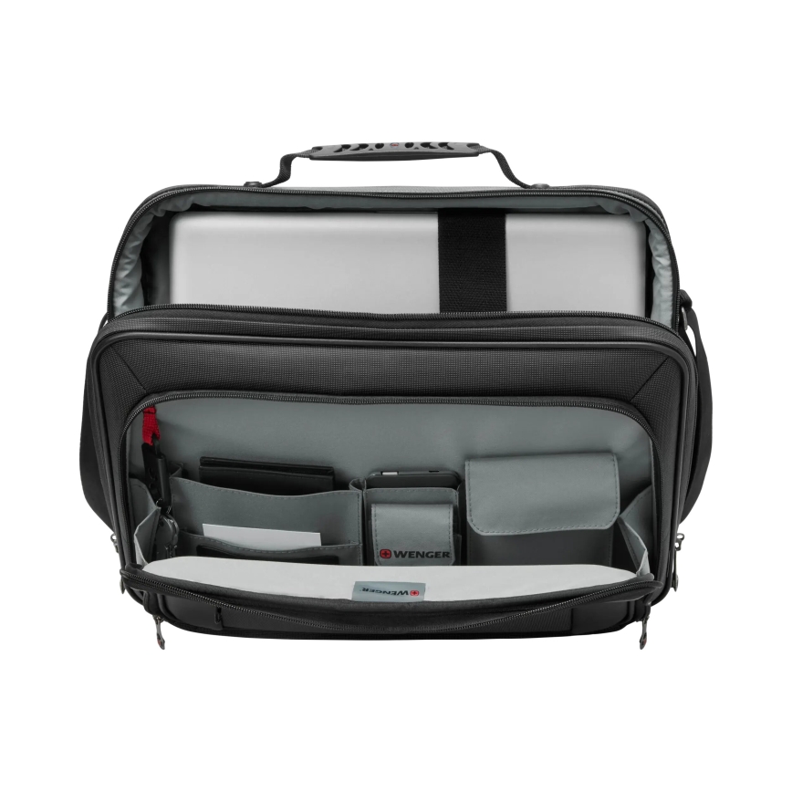 Wenger - Bag for laptop 10 l 15,6" with tablet pocket 10" Insight black