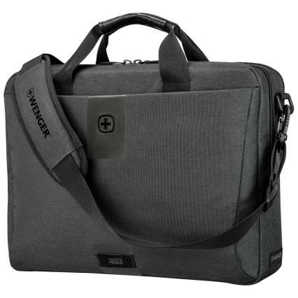 Wenger - Bag for laptop 15 l 16" with tablet pocket 10" MX ECO Brief grey