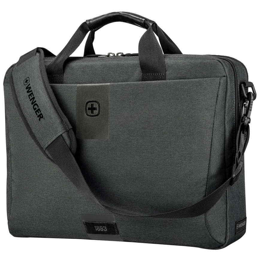 Wenger - Bag for laptop 15 l 16" with tablet pocket 10" MX ECO Brief grey