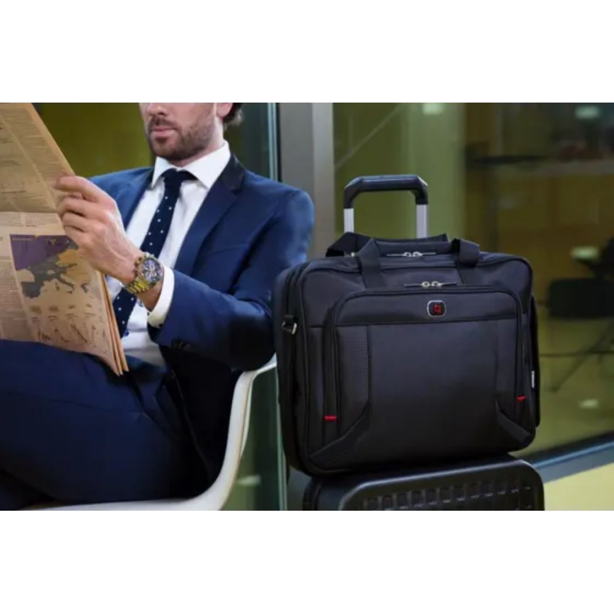 Wenger - Bag for laptop 15 l 16" with tablet pocket 10" Prospectus black