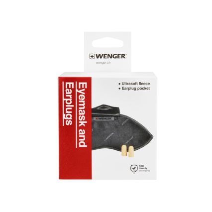 Wenger - Eyemask grey + ear plugs