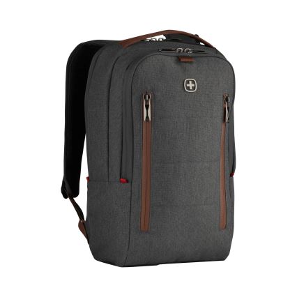 Wenger - Laptop backpack 15 l 16" with tablet pocket 12" + crossbody bag City Upgrade 2in1 grey