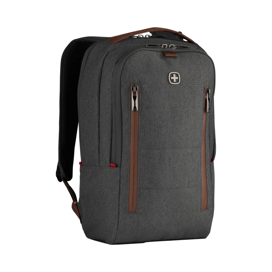 Wenger - Laptop backpack 15 l 16" with tablet pocket 12" + crossbody bag City Upgrade 2in1 grey