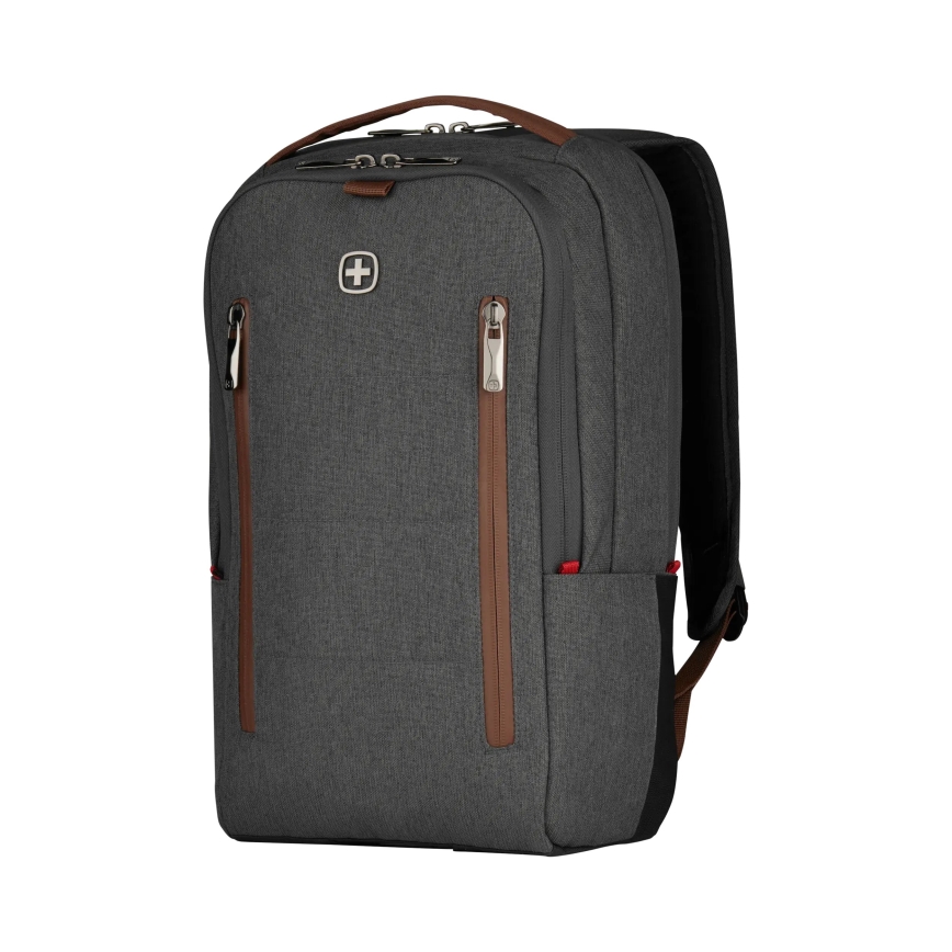 Wenger - Laptop backpack 15 l 16" with tablet pocket 12" + crossbody bag City Upgrade 2in1 grey