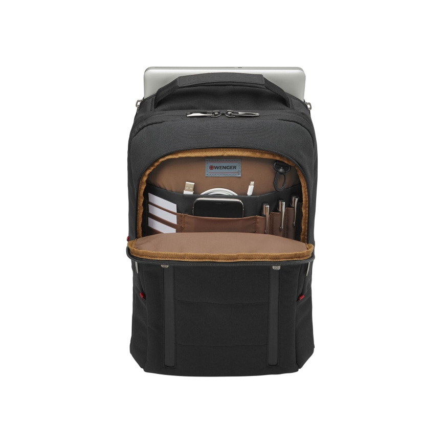 Wenger - Laptop backpack 16 l 16" with tablet pocket 12" City Traveler black