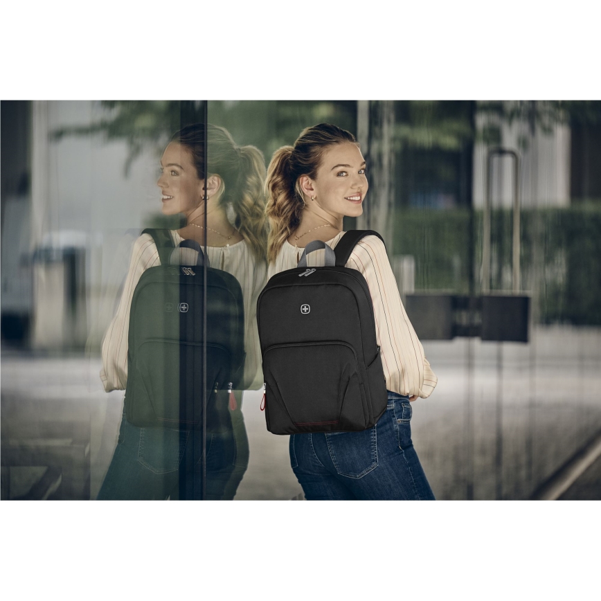 Wenger - Laptop backpack 20 l 15,6" with tablet pocket 10" Motion black