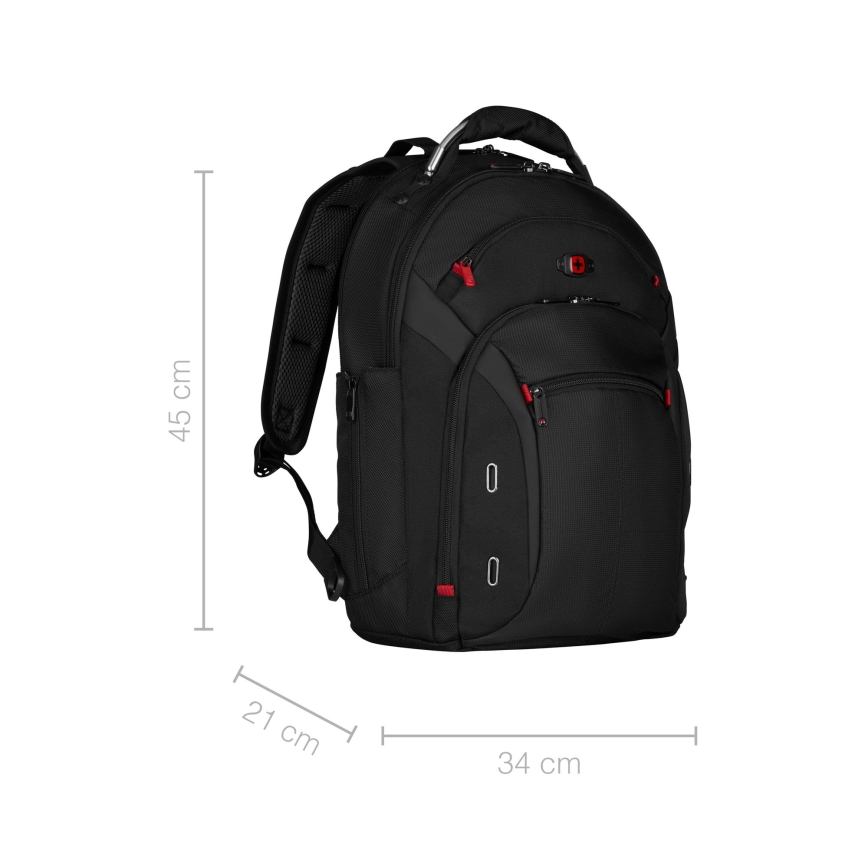 Wenger - Laptop backpack 20 l 15" with tablet pocket 10" Gigabyte black