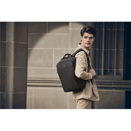 Wenger - Laptop backpack 21 l 16" with tablet pocket 10" MX Light black