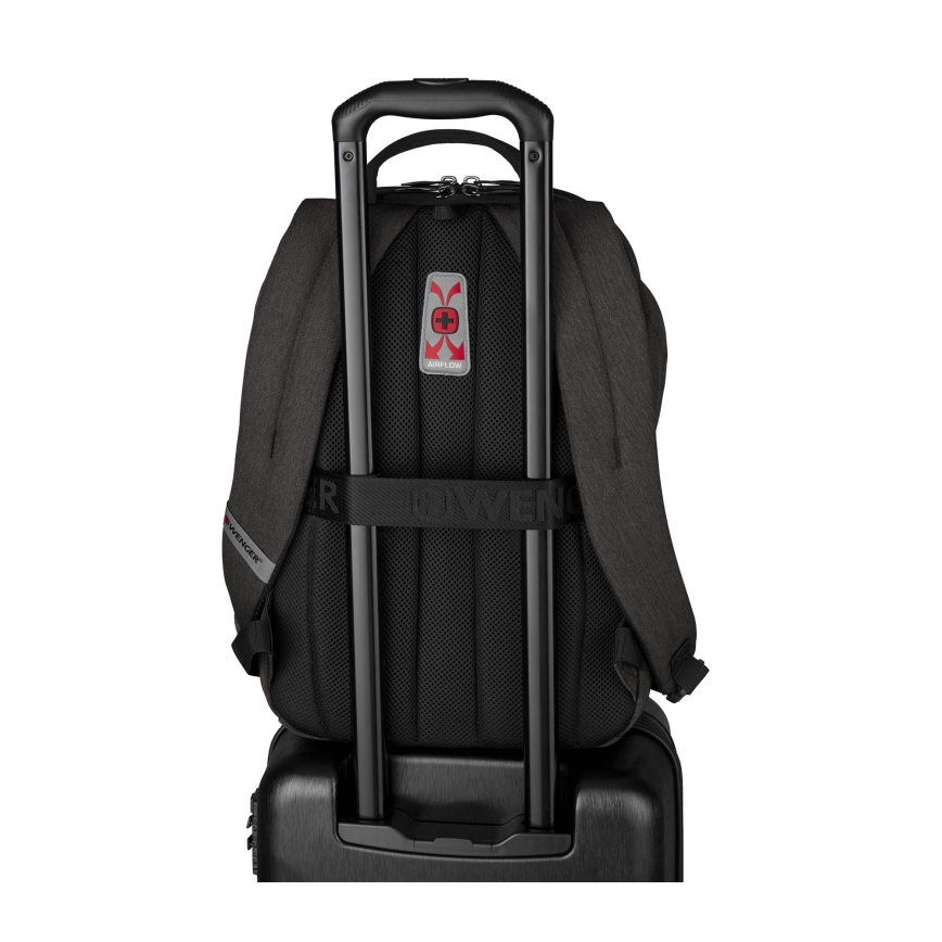 Wenger - Laptop backpack 21 l 16" with tablet pocket 10" MX Light black