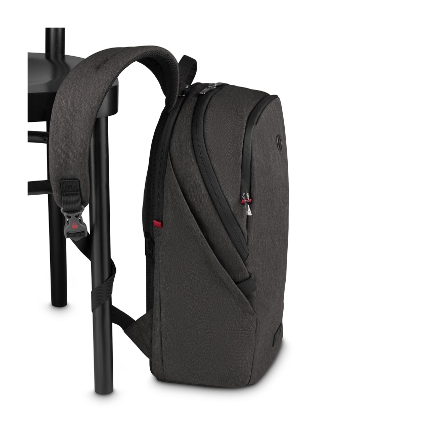 Wenger - Laptop backpack 21 l 16" with tablet pocket 10" MX Light black