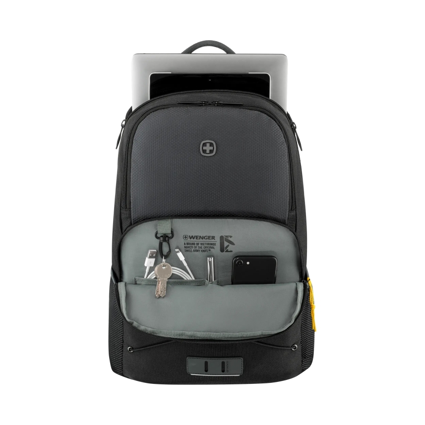 Wenger - Laptop backpack 22 l 15,6" with tablet pocket 10" Trayl black