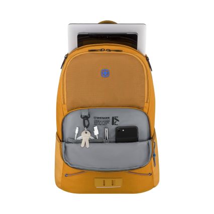 Wenger - Laptop backpack 22 l 15,6" with tablet pocket 10" Trayl yellow
