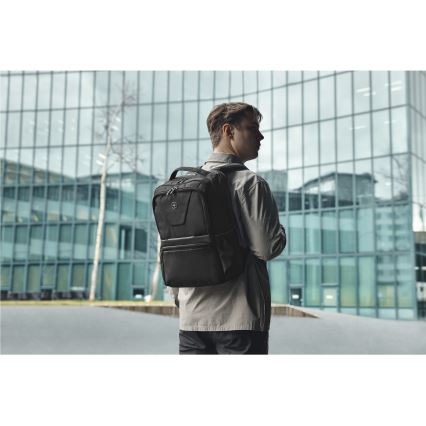 Wenger - Laptop backpack 23 l 16" with tablet pocket 10" XE Resist black