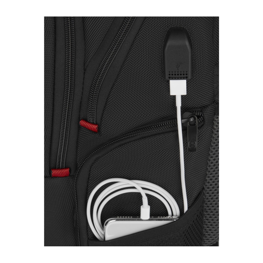 Wenger - Laptop backpack 25 l 16" with tablet pocket 10" Pegasus Deluxe black