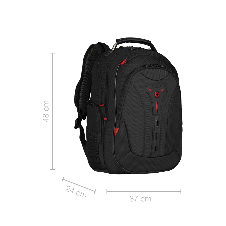 Wenger - Laptop backpack 25 l 16" with tablet pocket 10" Pegasus Deluxe black