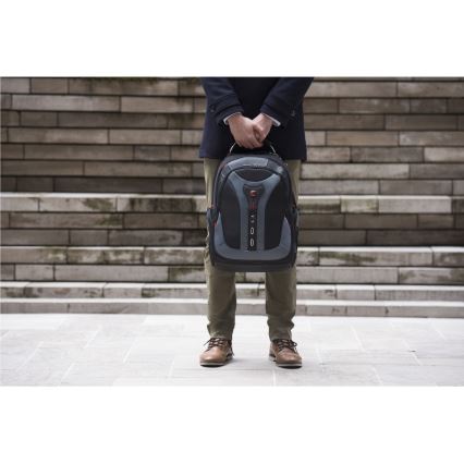 Wenger - Laptop backpack 25 l 17 with tablet pocket 12 Pegasus black/grey