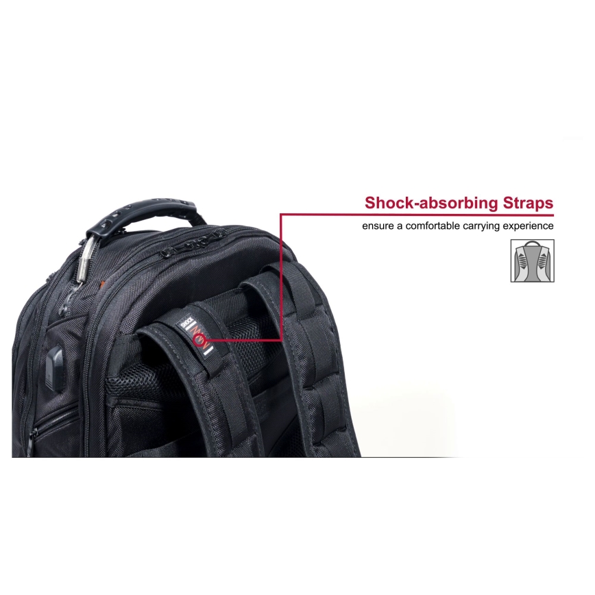 Wenger - Laptop backpack 26 l 17 with tablet pocket 10 Ibex Ballistic Deluxe
