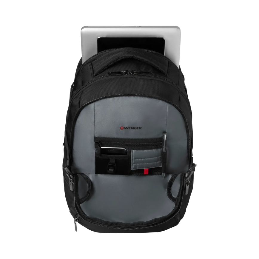 Wenger - Laptop backpack 27 l 16" with tablet pocket 10" Transit black