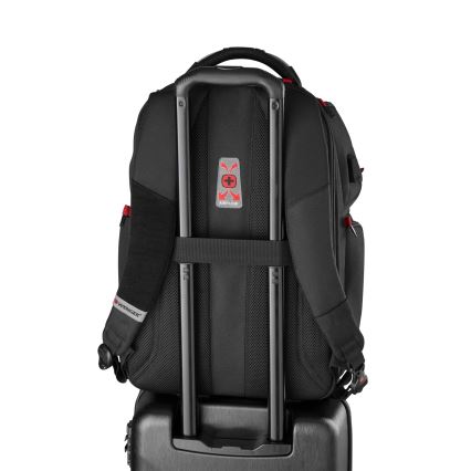 Wenger - Laptop backpack 29 l 17,3'' with tablet pocket 12" Player One black