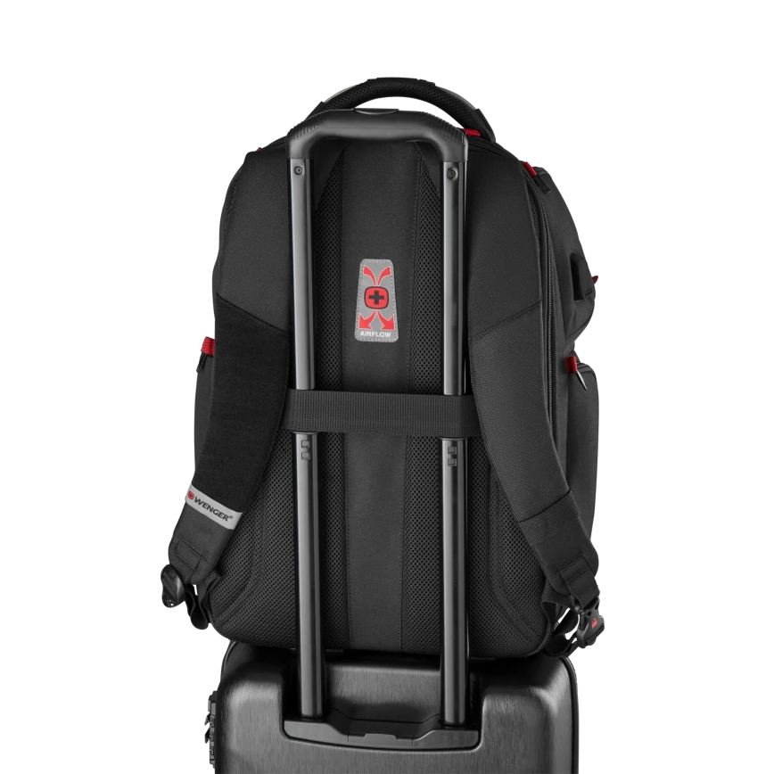Wenger - Laptop backpack 29 l 17,3'' with tablet pocket 12" Player One black