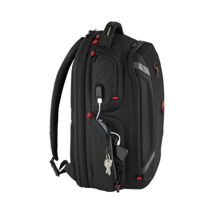 Wenger - Laptop backpack 29 l 17,3'' with tablet pocket 12" Player One black