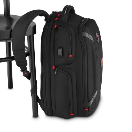 Wenger - Laptop backpack 29 l 17,3'' with tablet pocket 12" Player One black