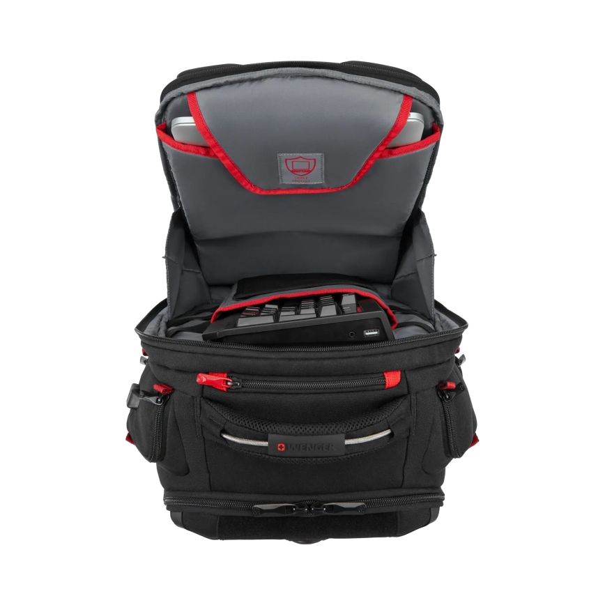 Wenger - Laptop backpack 29 l 17,3'' with tablet pocket 12" Player One black