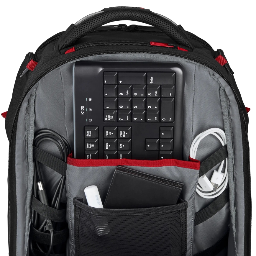 Wenger - Laptop backpack 29 l 17,3'' with tablet pocket 12" Player One black