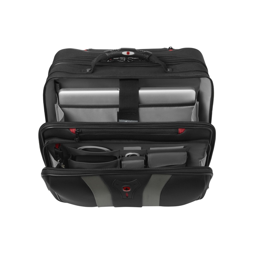 Wenger - Travel luggage on wheels 29 l + laptop case 15,6 Granada black