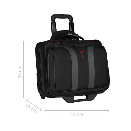 Wenger - Travel luggage on wheels 29 l + laptop case 15,6 Granada black