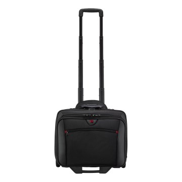 Wenger - Travel suitcase on wheels 23 l 17" + laptop bag 15,4" Potomac black